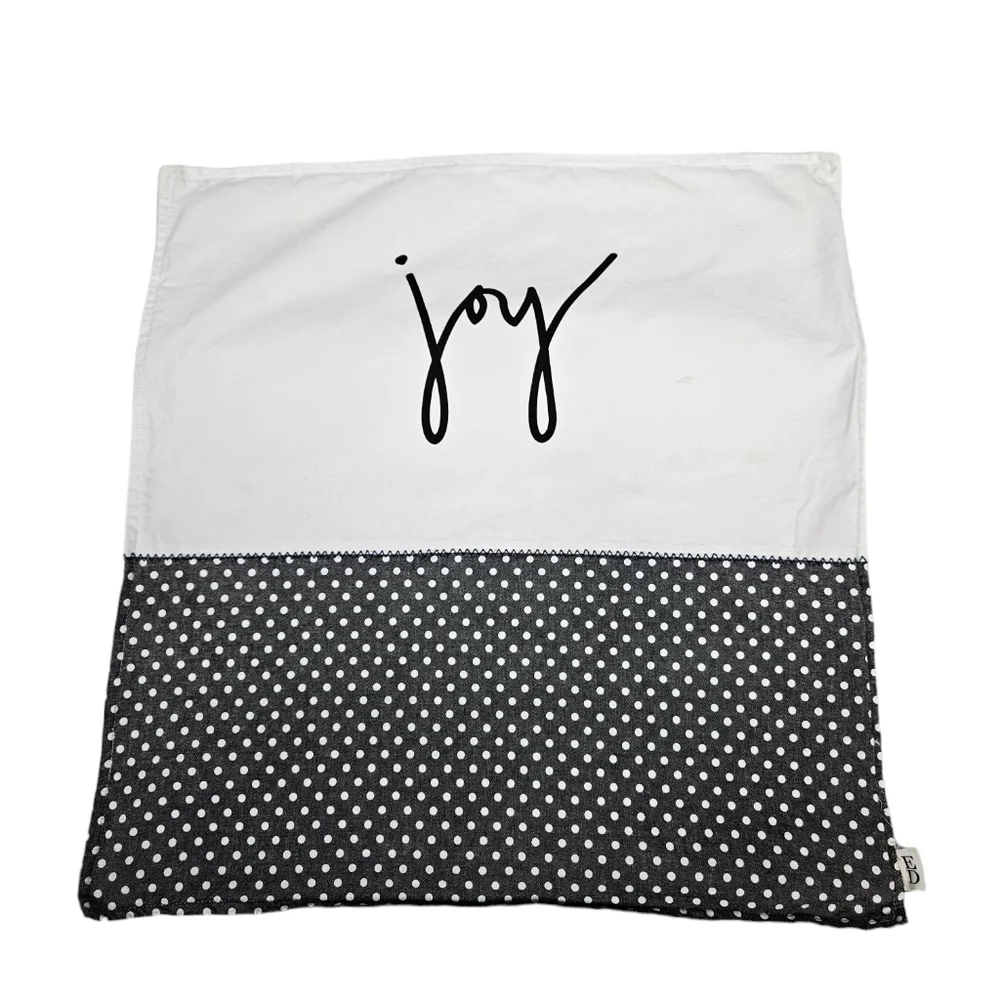 Ellen Degeneres Minimalist‎ Christmas Joy Throw Pillow Cover 20x20 C74